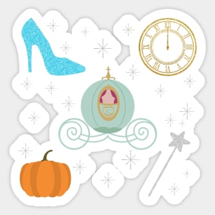 Magical Princess Pattern Sticker